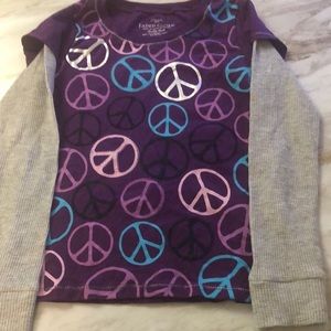 Girls Faded  Glory L/S shirt size 7/8